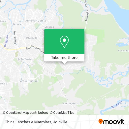 China Lanches e Marmitas map