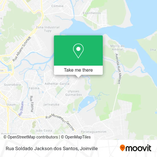 Rua Soldado Jackson dos Santos map