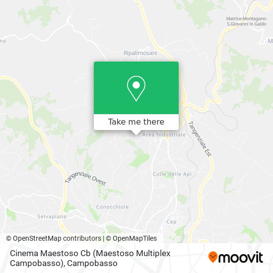 Cinema Maestoso Cb (Maestoso Multiplex Campobasso) map