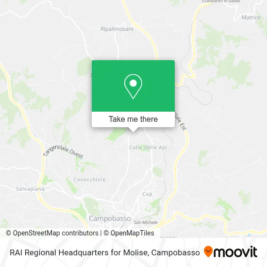 RAI Regional Headquarters for Molise map