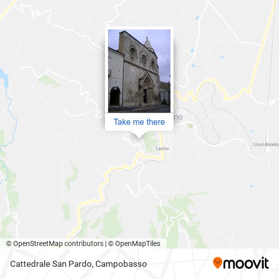 Cattedrale San Pardo map