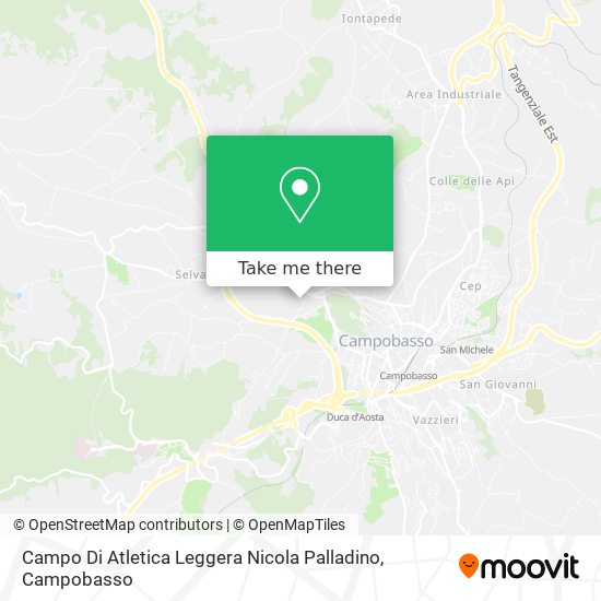 Campo Di Atletica Leggera Nicola Palladino map