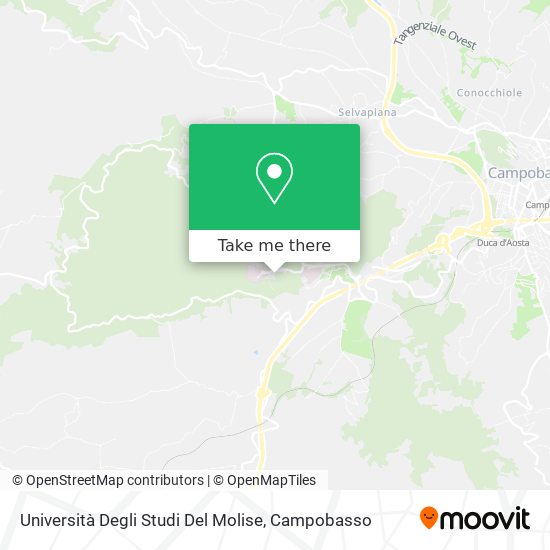 Università Degli Studi Del Molise map