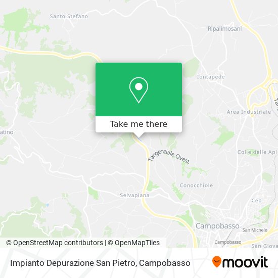 Impianto Depurazione San Pietro map