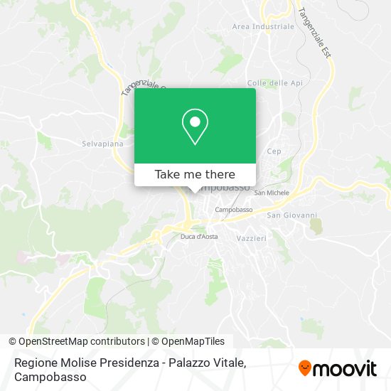 Regione Molise Presidenza - Palazzo Vitale map