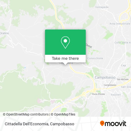 Cittadella Dell'Economia map