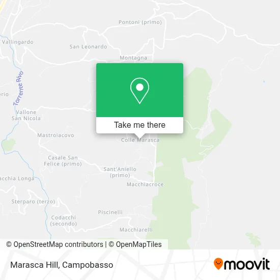 Marasca Hill map