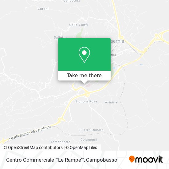 Centro Commerciale ""Le Rampe"" map