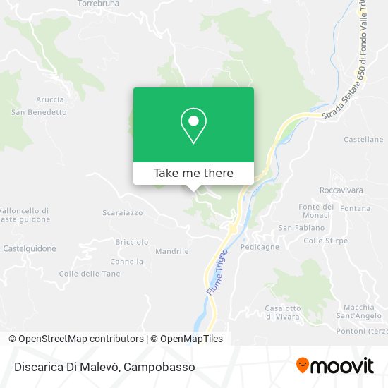 Discarica Di Malevò map