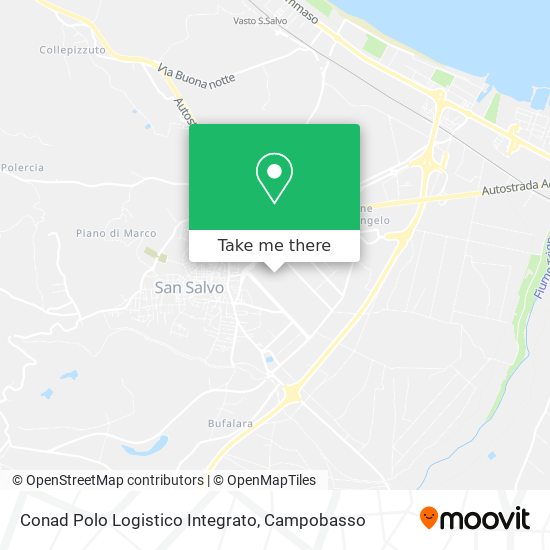 Conad Polo Logistico Integrato map