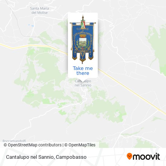 Cantalupo nel Sannio map