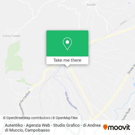 Autentiko - Agenzia Web - Studio Grafico - di Andrea di Muccio map