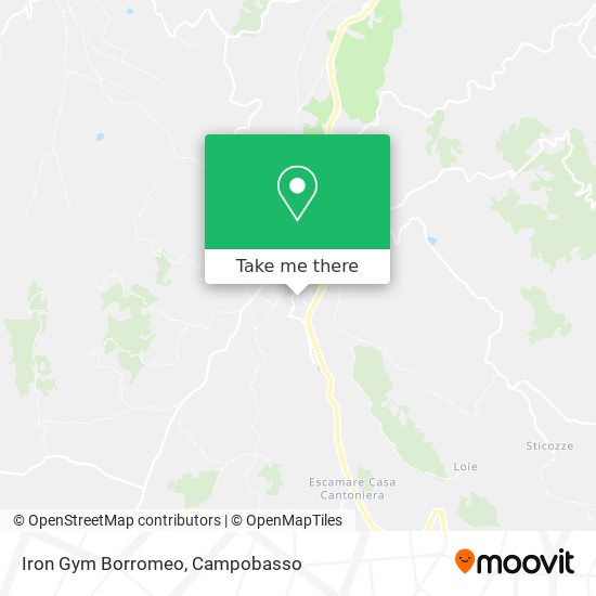 Iron Gym Borromeo map