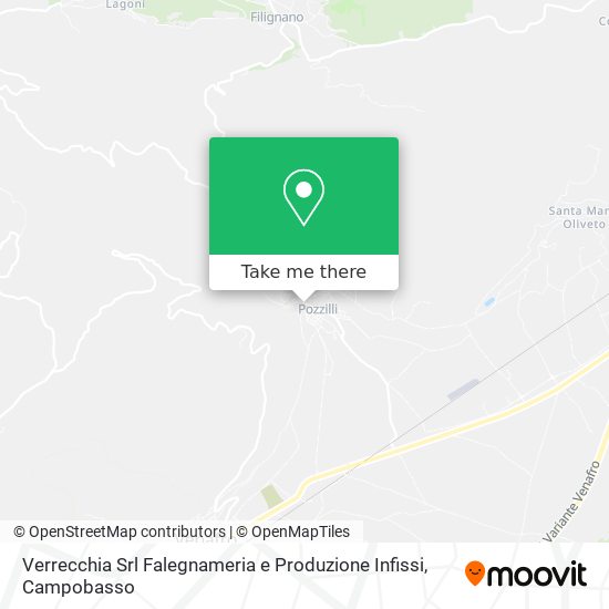 Verrecchia Srl Falegnameria e Produzione Infissi map