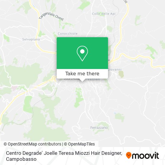 Centro Degrade' Joelle Teresa Miozzi Hair Designer map