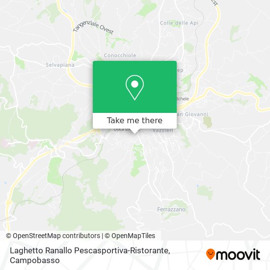 Laghetto Ranallo Pescasportiva-Ristorante map