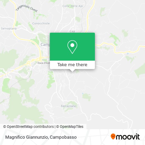 Magnifico Giannunzio map