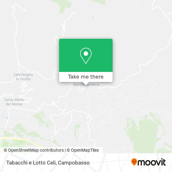 Tabacchi e Lotto Celi map