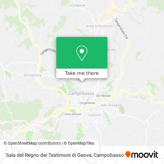 Sala del Regno dei Testimoni di Geova map