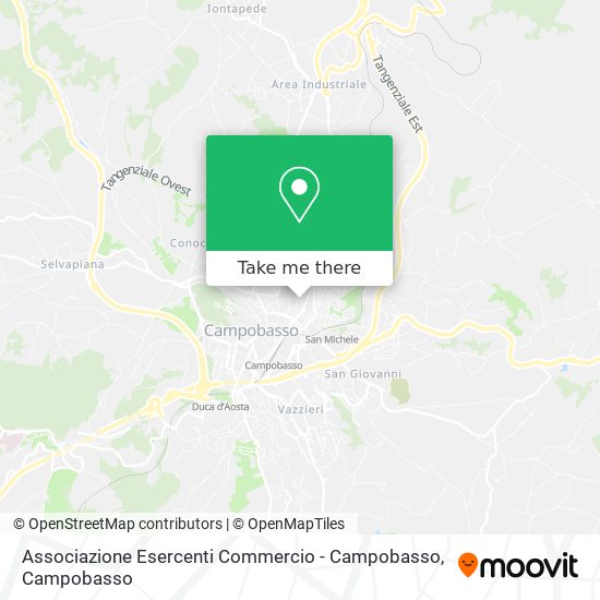 Associazione Esercenti Commercio - Campobasso map