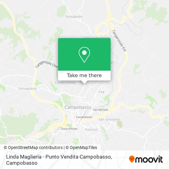 Linda Maglieria - Punto Vendita Campobasso map