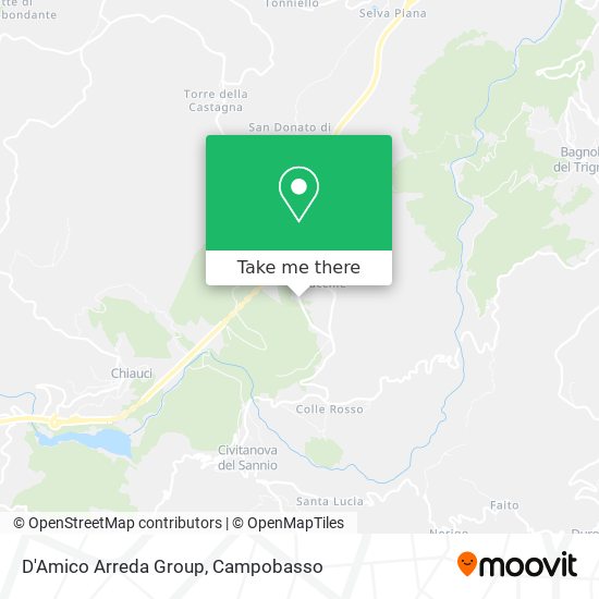 D'Amico Arreda Group map