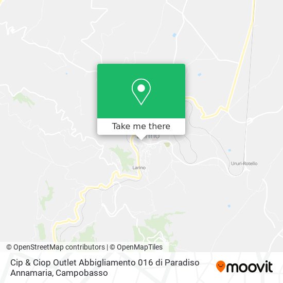 Cip & Ciop Outlet Abbigliamento 016 di Paradiso Annamaria map