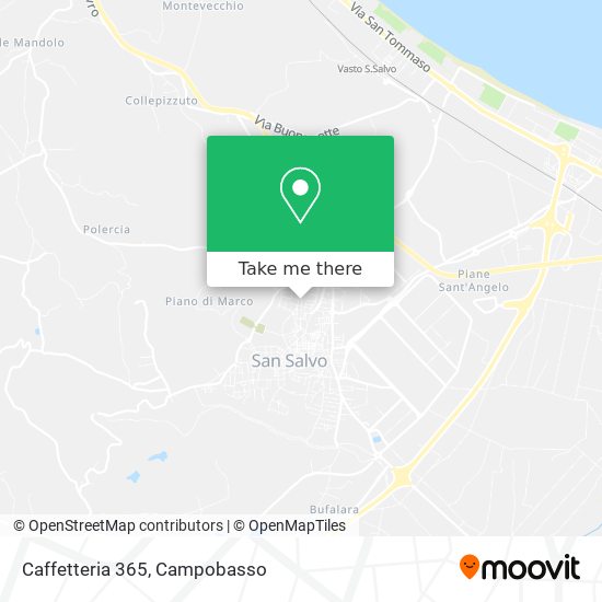 Caffetteria 365 map