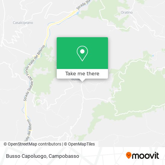 Busso Capoluogo map