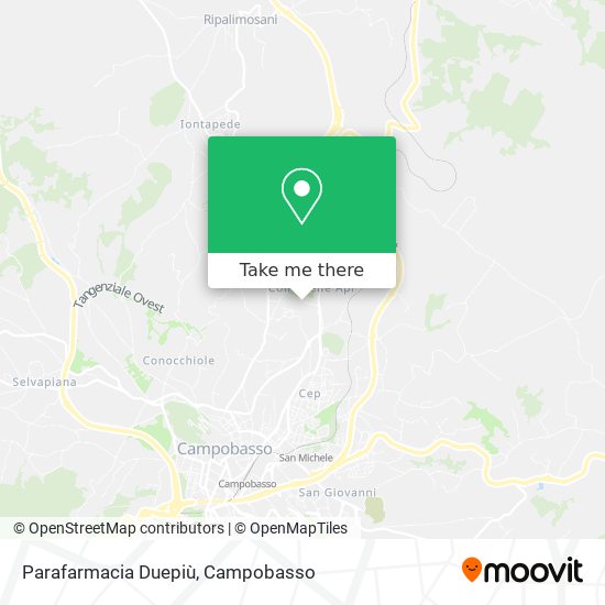 Parafarmacia Duepiù map