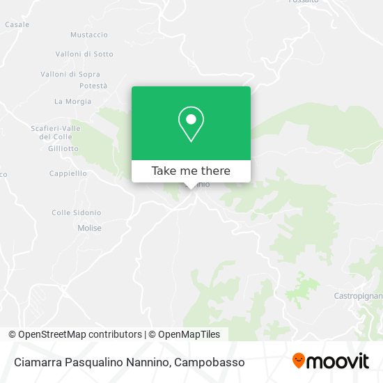 Ciamarra Pasqualino Nannino map