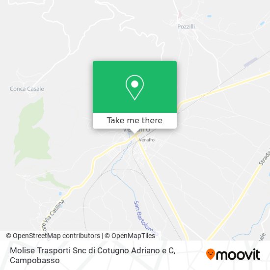 Molise Trasporti Snc di Cotugno Adriano e C map