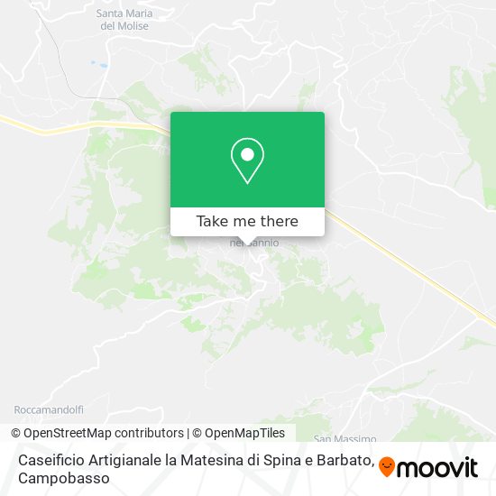 Caseificio Artigianale la Matesina di Spina e Barbato map