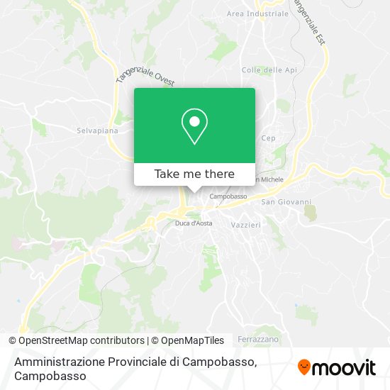 Amministrazione Provinciale di Campobasso map