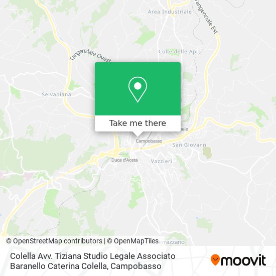 Colella Avv. Tiziana Studio Legale Associato Baranello Caterina Colella map