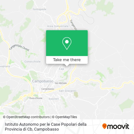 Istituto Autonomo per le Case Popolari della Provincia di Cb map