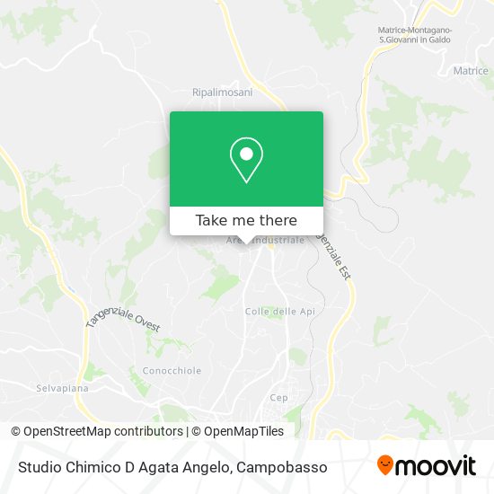 Studio Chimico D Agata Angelo map