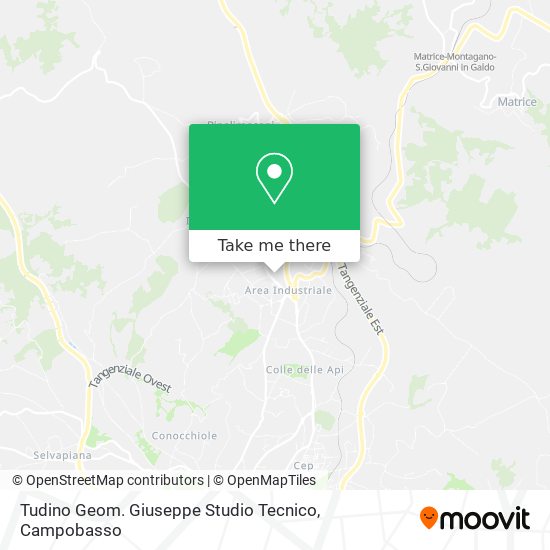 Tudino Geom. Giuseppe Studio Tecnico map