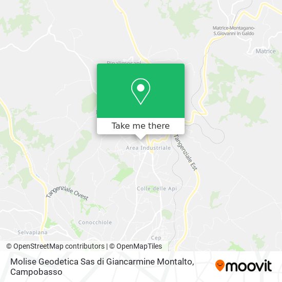 Molise Geodetica Sas di Giancarmine Montalto map