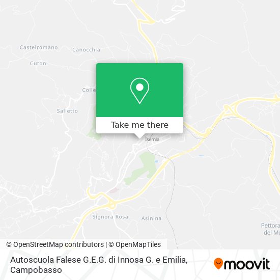 Autoscuola Falese G.E.G. di Innosa G. e Emilia map