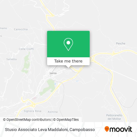 Stusio Associato Leva Maddaloni map