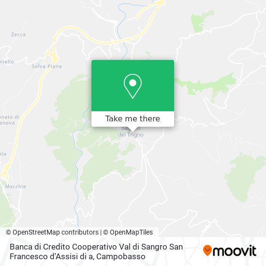 Banca di Credito Cooperativo Val di Sangro San Francesco d'Assisi di a map