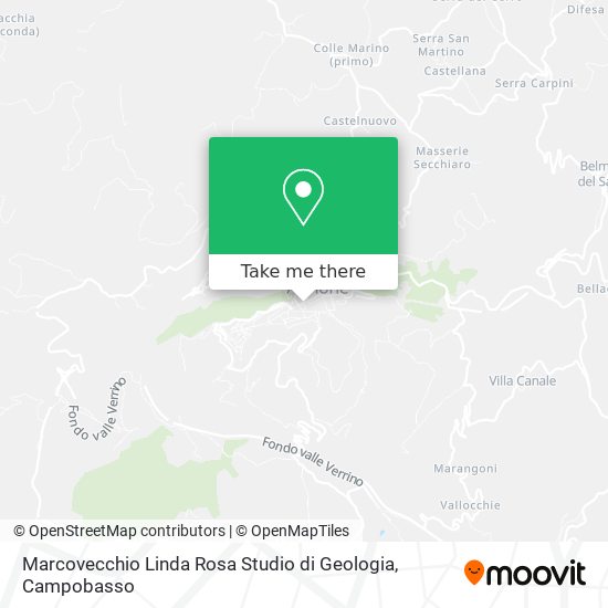 Marcovecchio Linda Rosa Studio di Geologia map