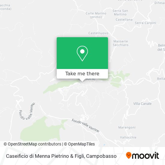 Caseificio di Menna Pietrino & Figli map