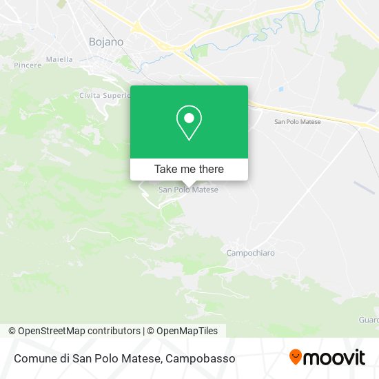 Comune di San Polo Matese map