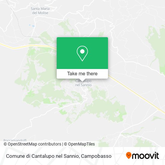 Comune di Cantalupo nel Sannio map