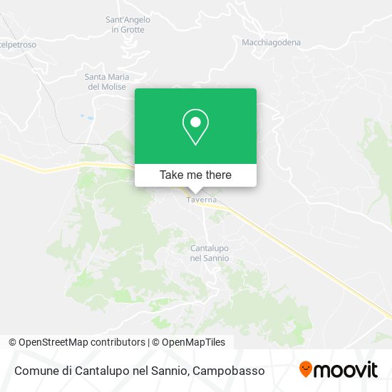 Comune di Cantalupo nel Sannio map