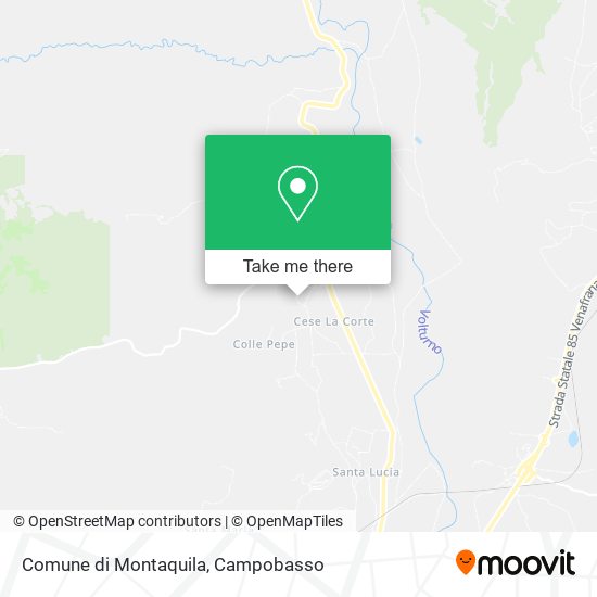 Comune di Montaquila map