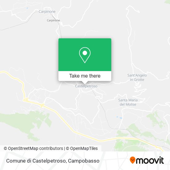 Comune di Castelpetroso map