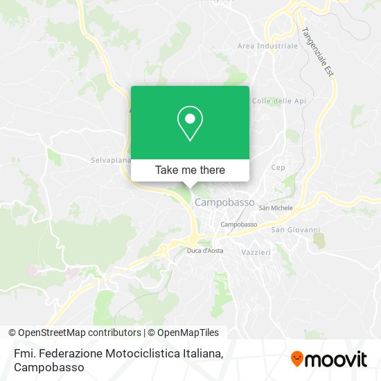 Fmi. Federazione Motociclistica Italiana map